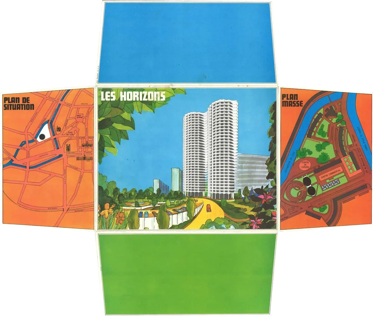 Plaquette commerciale historique des Horizons à Rennes